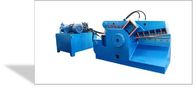 Scrap Metal Alligator Shearing Machine Car Recycling Movable Blue Color