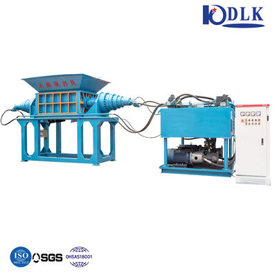 DS Double-Shaft Shredder Machine with PLC Control, 42CrMo Blade, and High Torque Low Speed for Steel Recycling