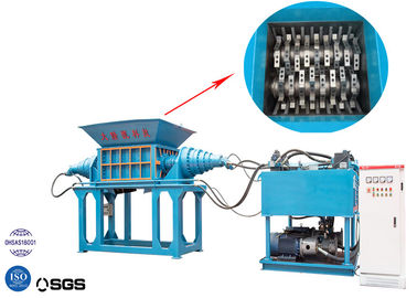 Double Shaft Steel Shredder Machine Material Small Movable Ds Series